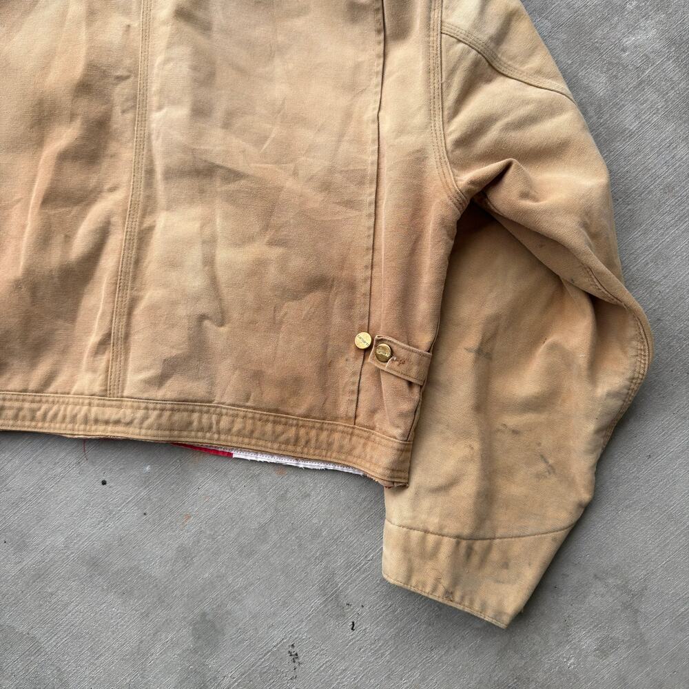 Carhartt cropped detroit style brown work wear jacket - Picture 9 of 9